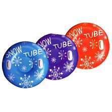 Inflatable snow tubes